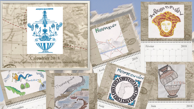 Calandre Grecque Vente de calendriers grecs anciens