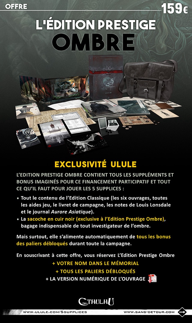 Appel De Cthulhu V7 - Cinq Supplices : Ecran Et Jeu Des Ombres 9782373740080