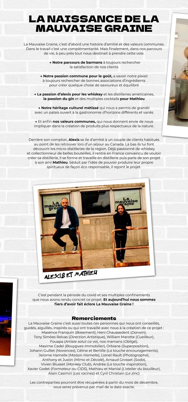 La Mauvaise Graine Distillerie