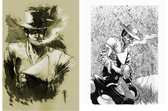 Planche Originale BD De Philippe Bringel - Dessin Unique Fait Main, époque Moderne