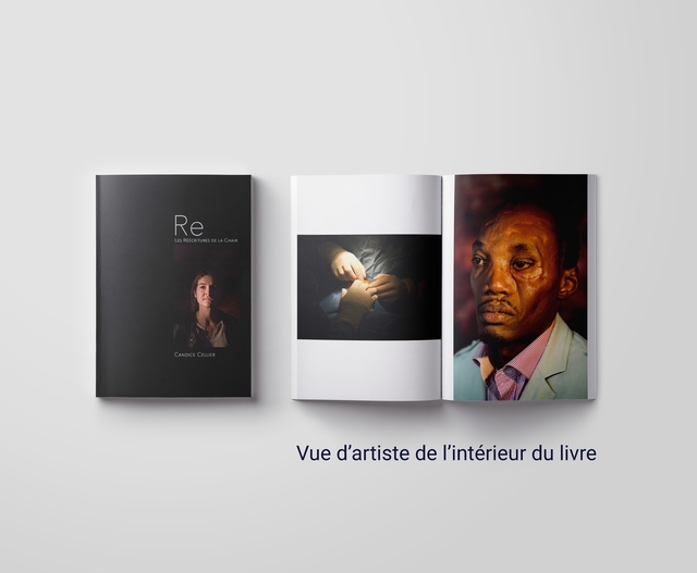 Re LES REECRITURES DE LA CHAIR CANDICE CELLIER Vue d'artiste de I'interieur du livre