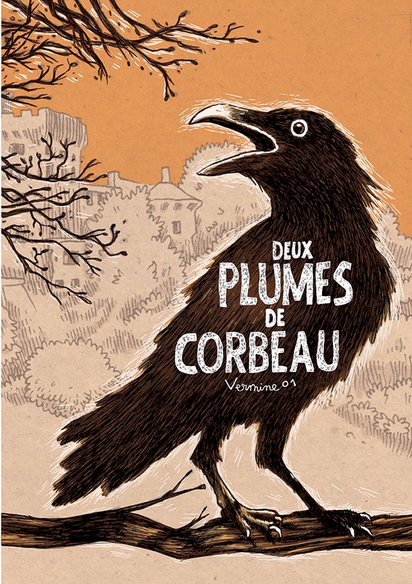 Deux plumes de corbeau