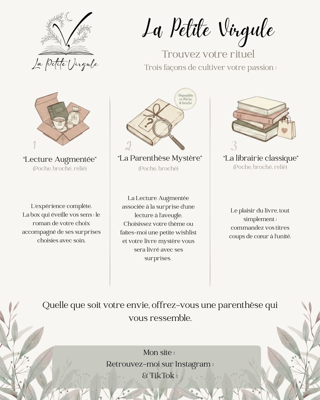 La Petite Virgule : Librairie de rituels & box littéraires - Ulule
