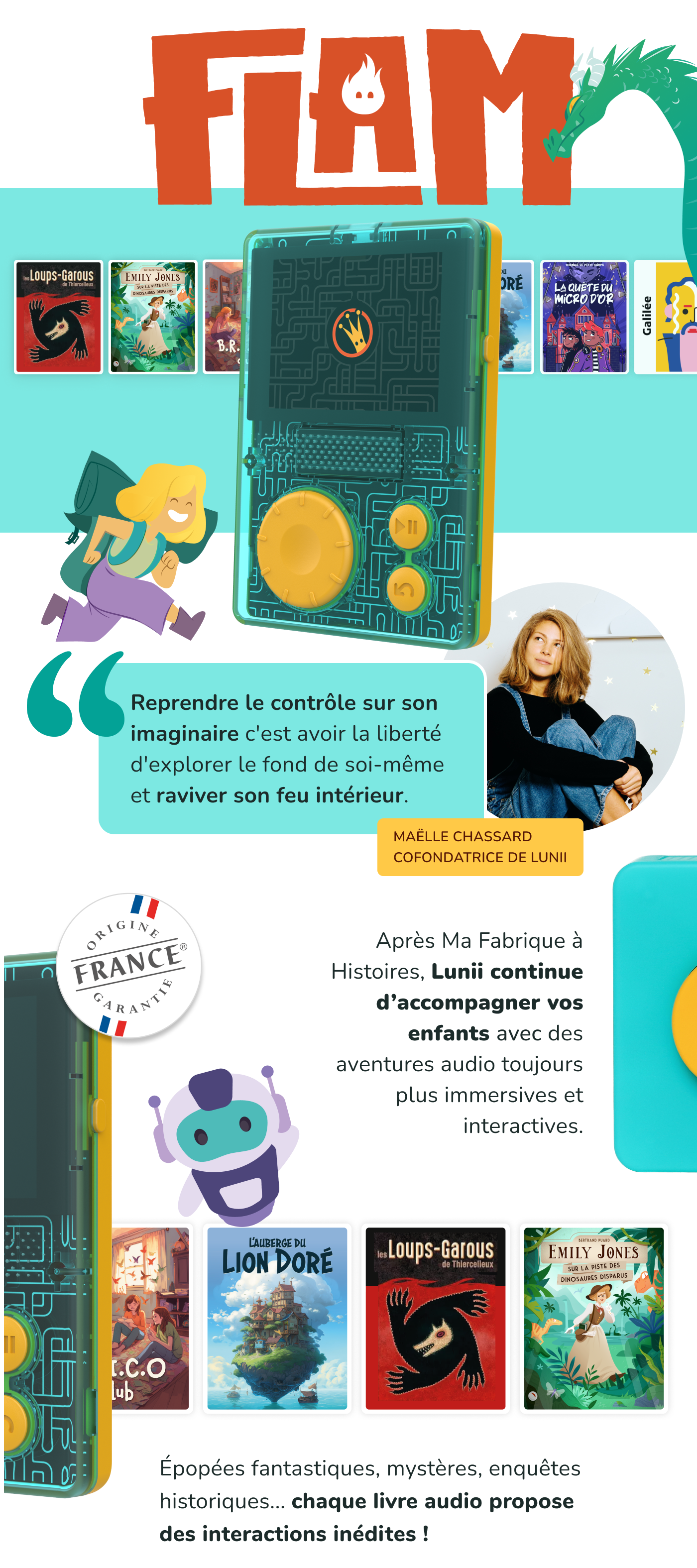 Lunii - Coffret Pat'Patrouille - Ruben - Livre audio interactif dés 3 ans à écouter