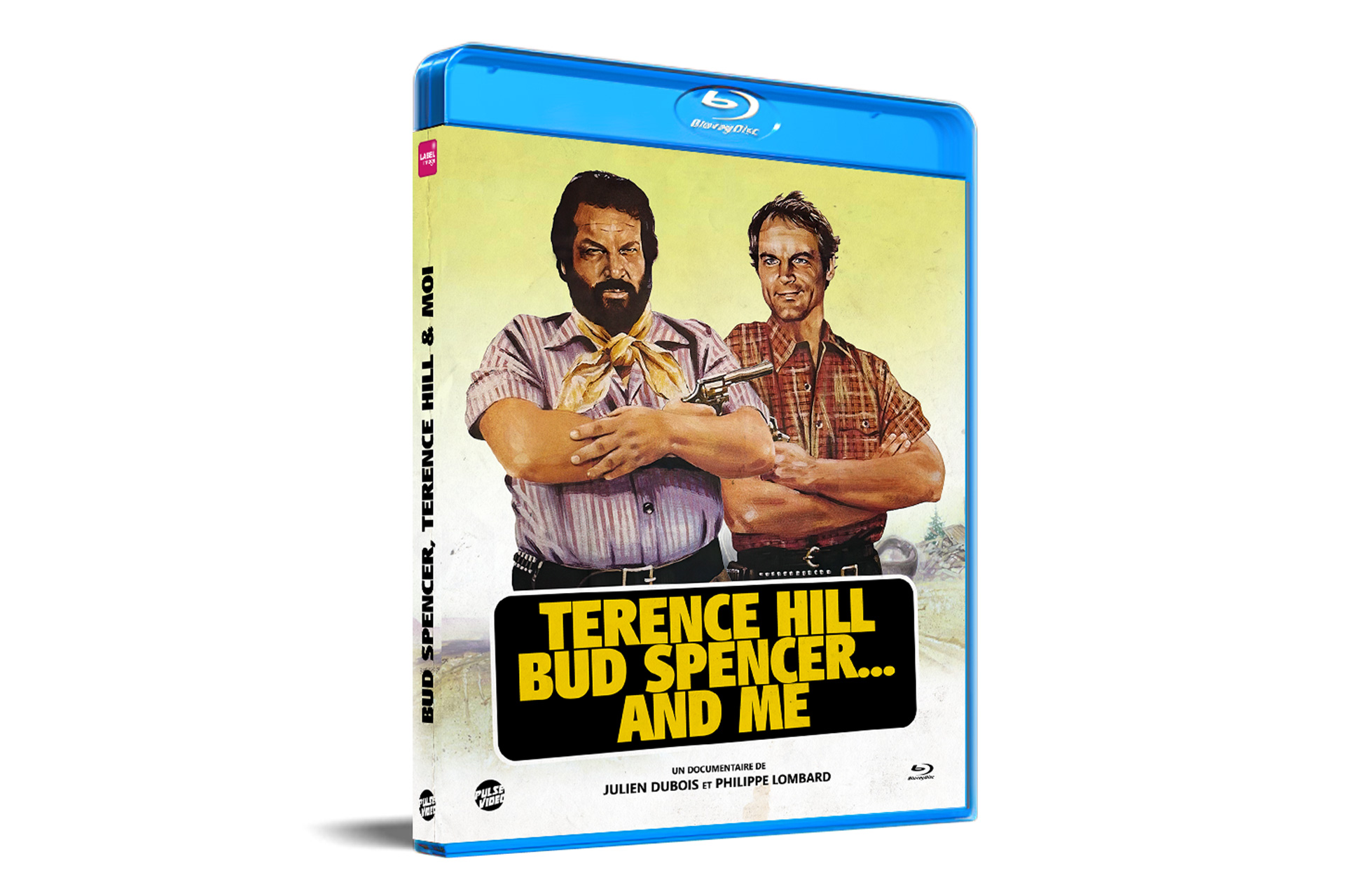 LABEL BUD SPENCER, TERENCE HILL & MOI TERENCE HILL BUD SPENCER... AND ME UN DOCUMENTAIRE DE PULSE JULIEN DUBOIS ET PHILIPPE LOMBARD