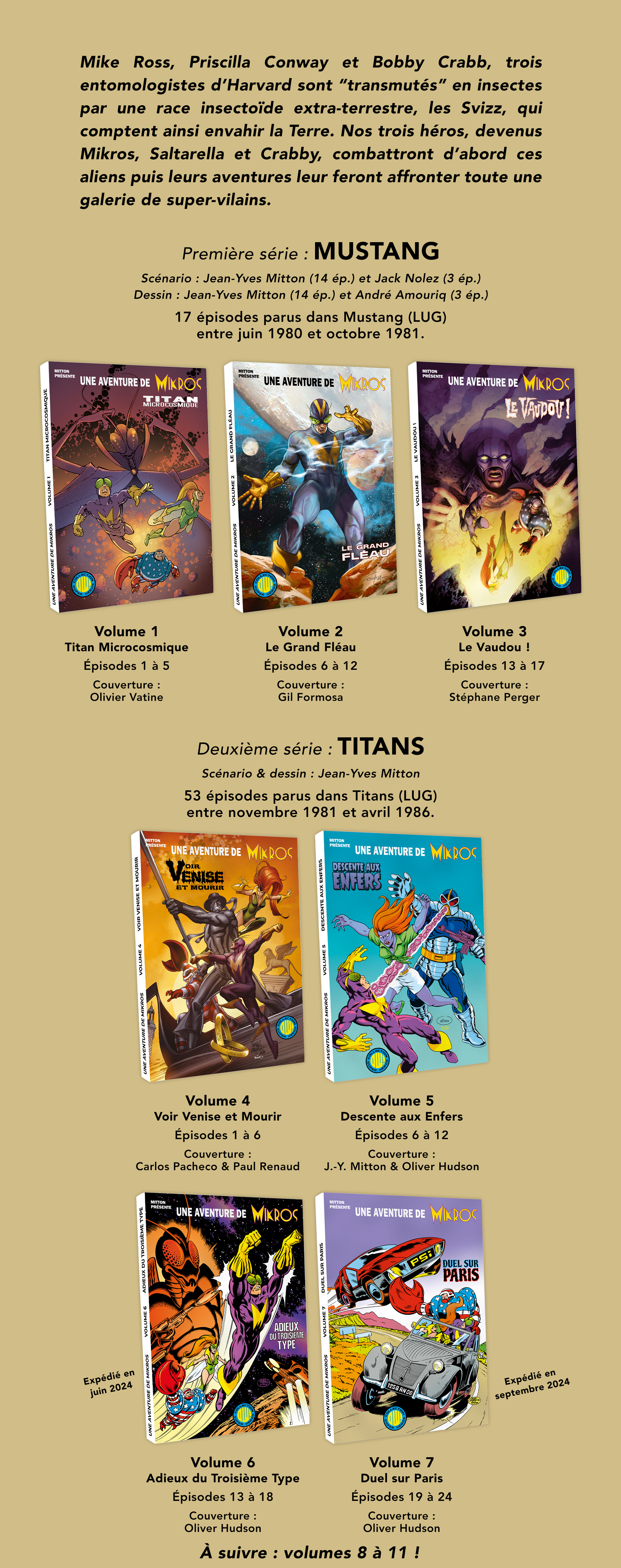 Une Aventure de Mikros · volumes 6 & 7