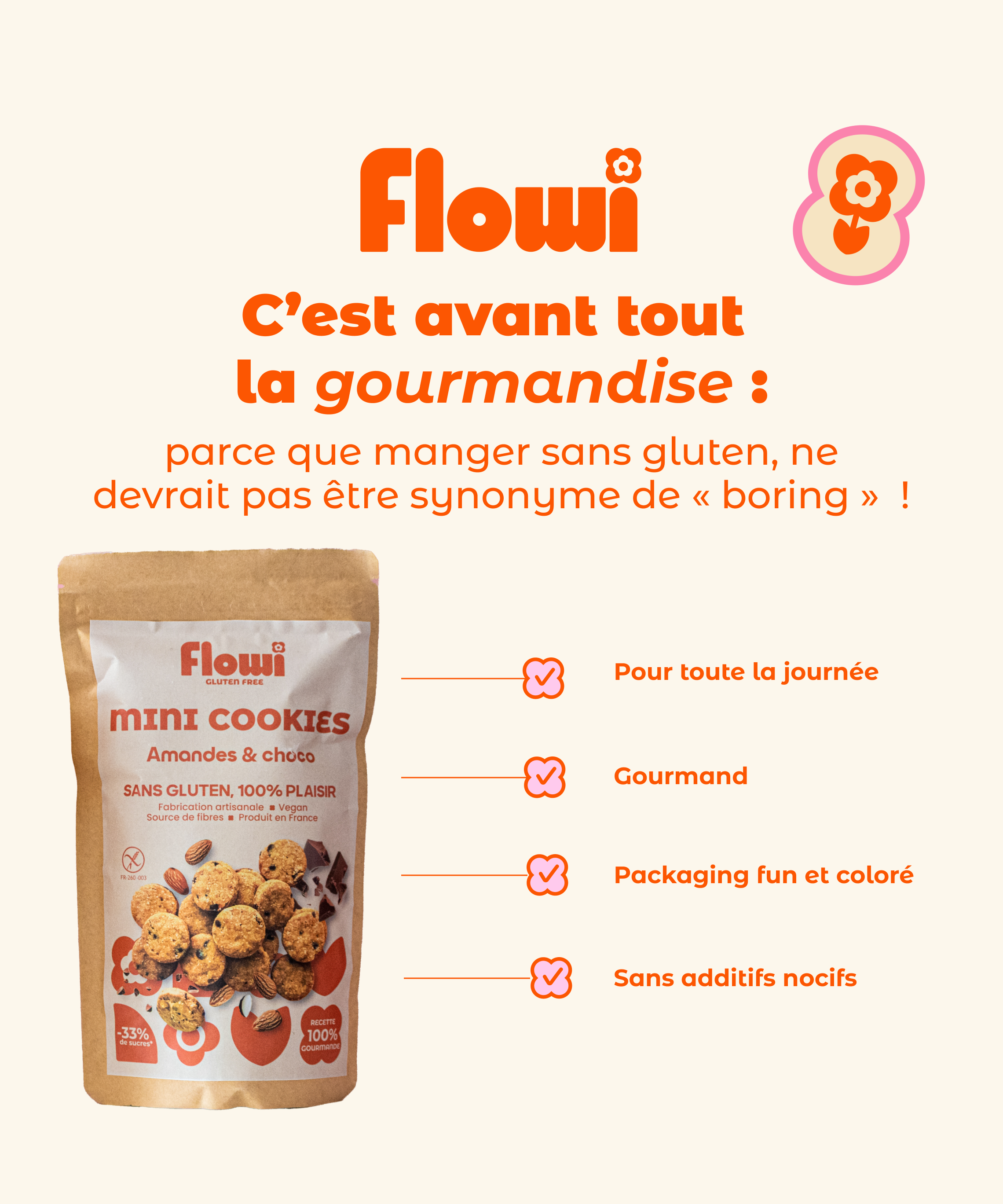 Prolongations flowi sans gluten 100 gourmand 100 cool
