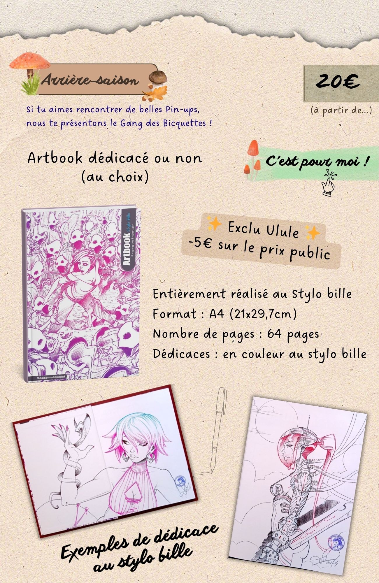 Pin Ulule Champinup : le bestiaire incontournable à l'aquarelle ! - Ulule