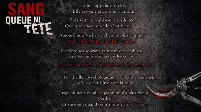 Sang queue ni tête – Thriller Psychologique - Ulule