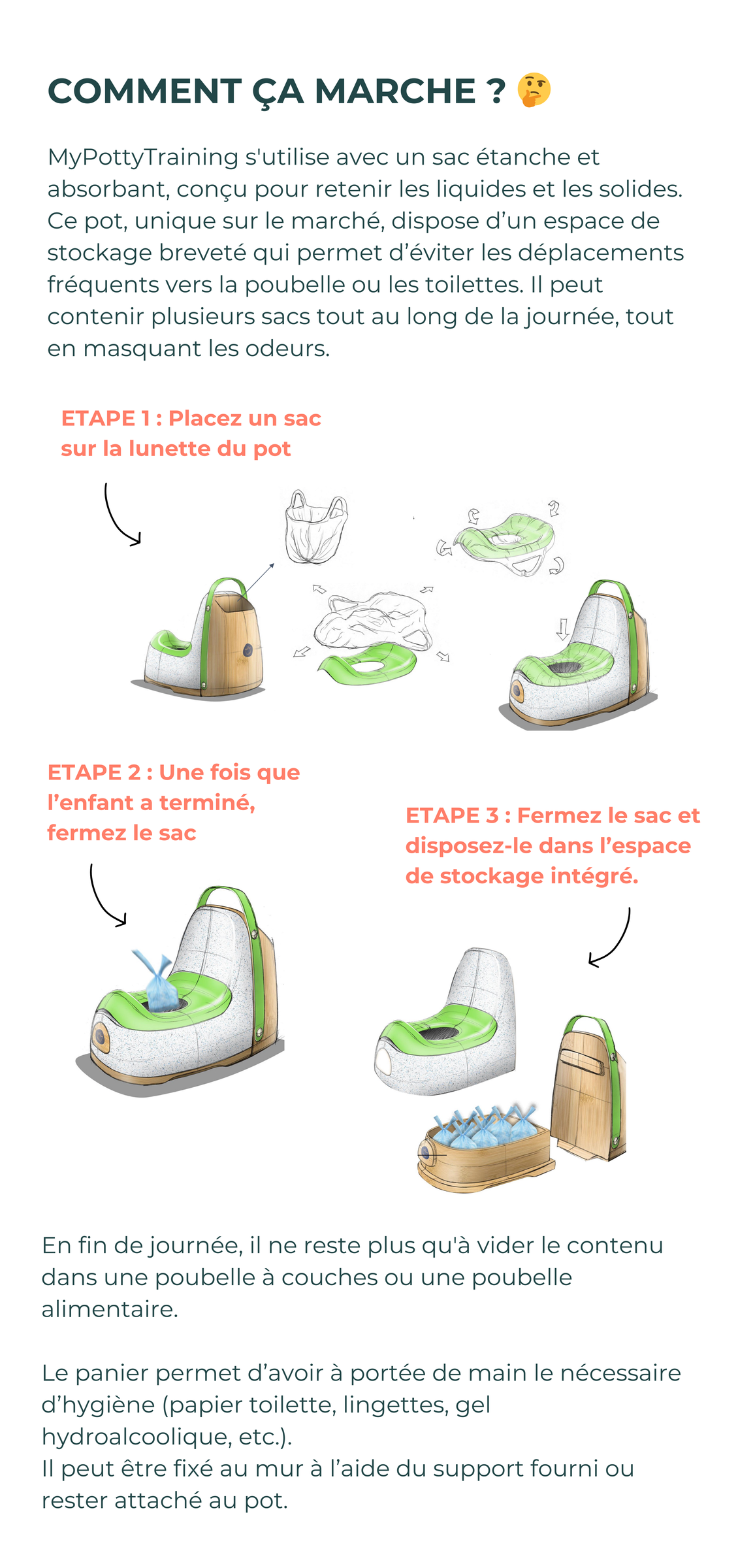 Pot D'Apprentissage Ergonomique Pot Bébé Toilette Enfant Pour L' Apprentissage De La Propreté -YES - Puériculture & Eveil Bébé
