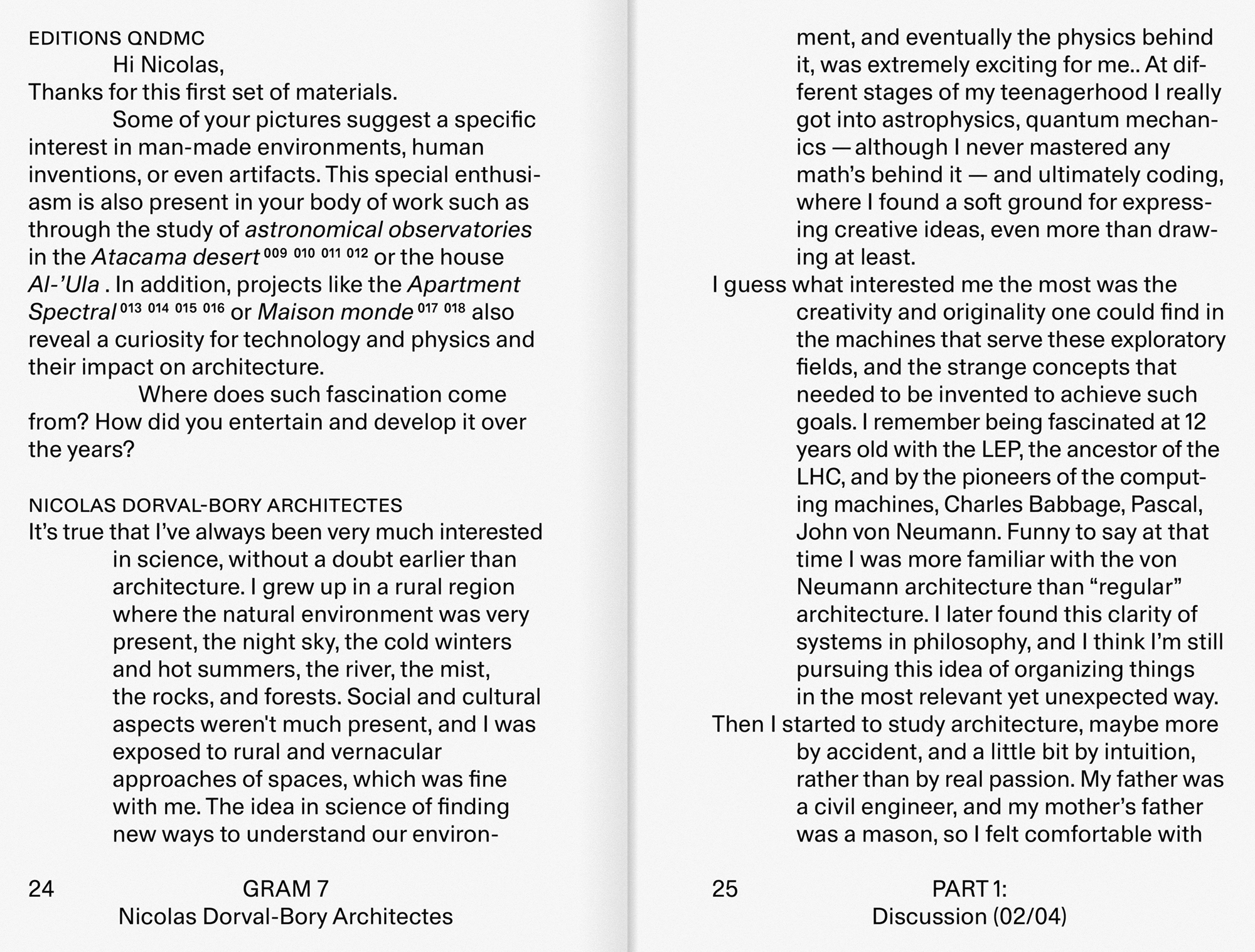 GRAM x Nicolas Dorval-Bory Architectes - Ulule