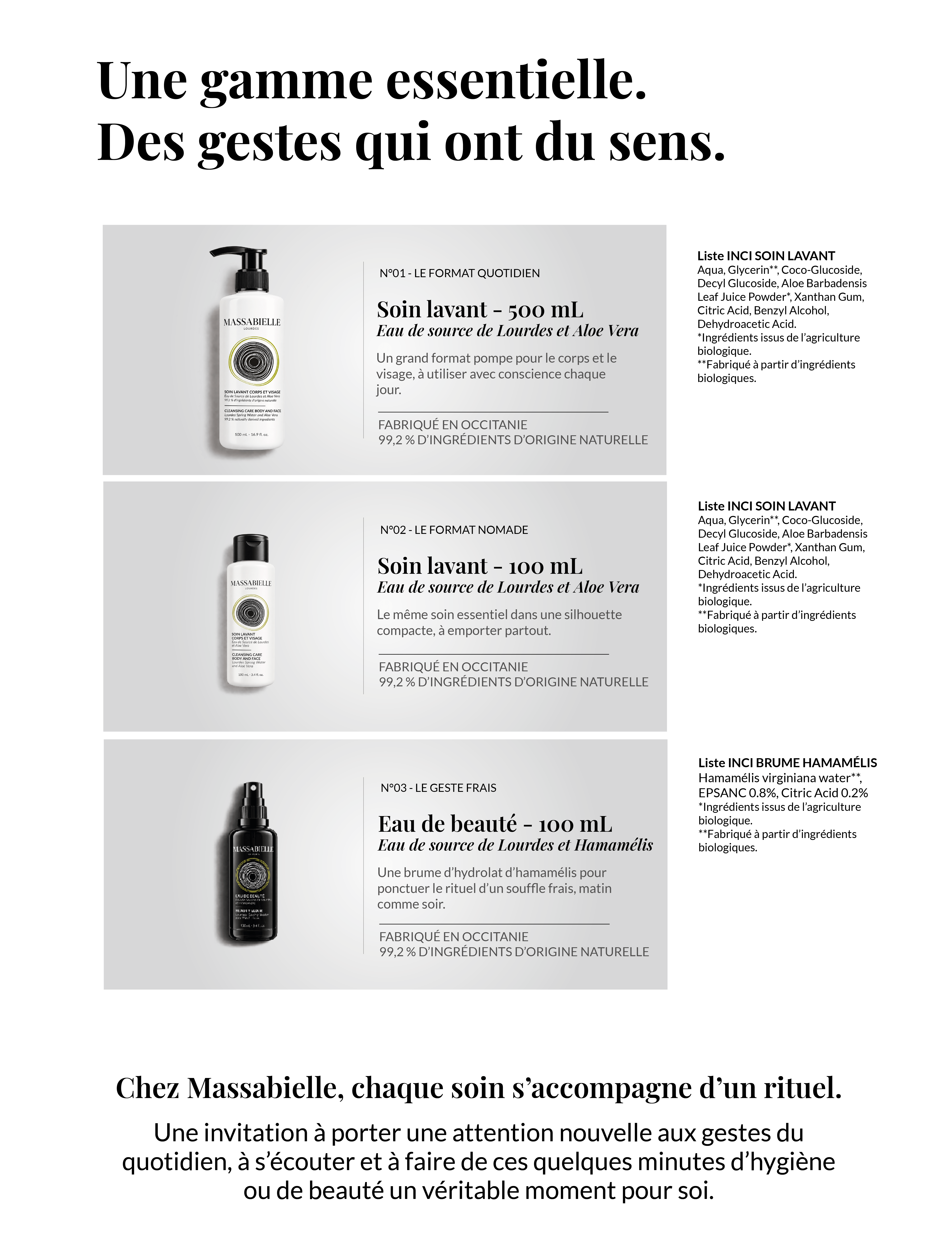 Massabielle, un rituel beauté qui vous révèle