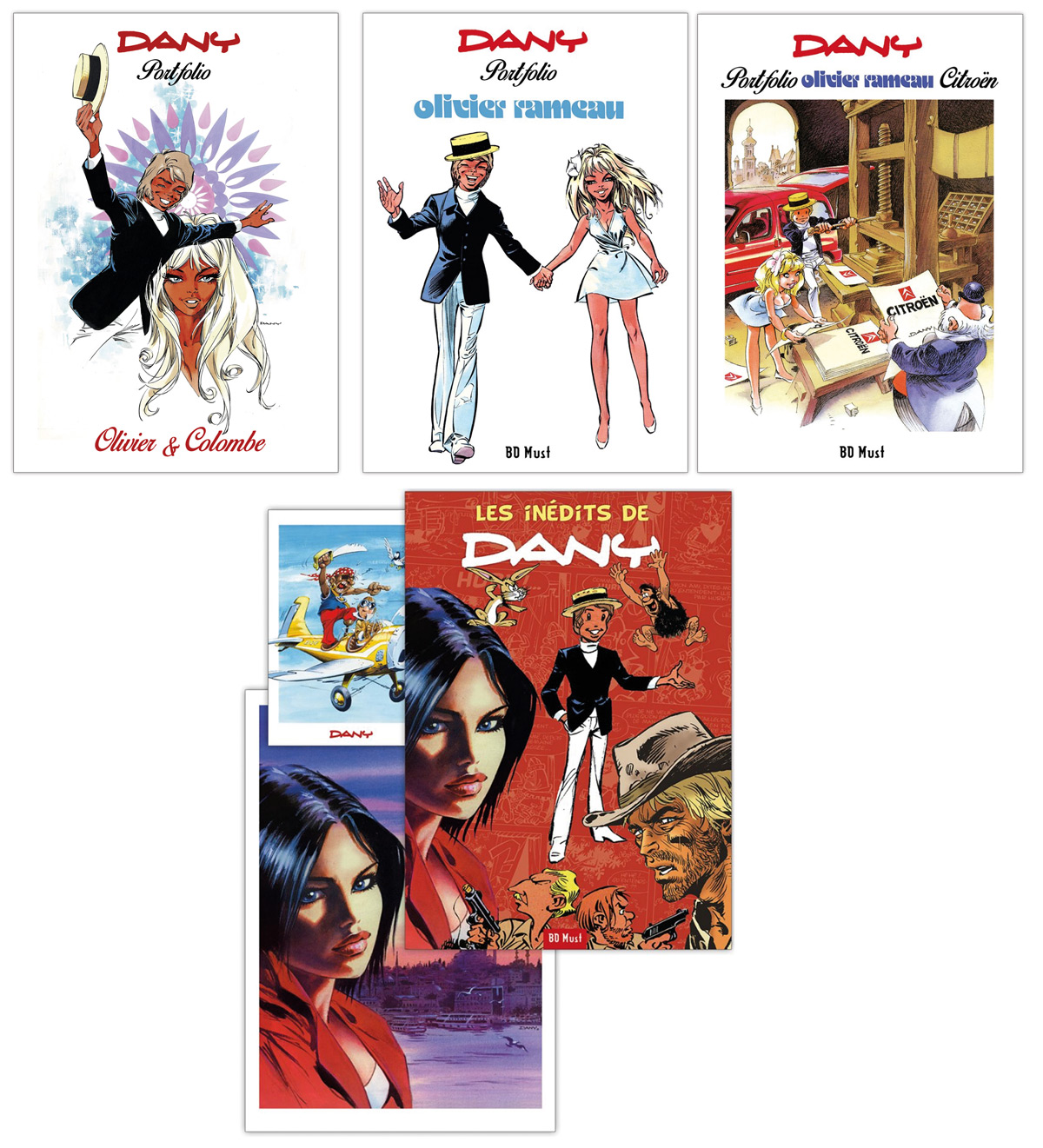 Dany - Leblon Delienne LCO01 - Colombe à la plage - Triptyque - 1998