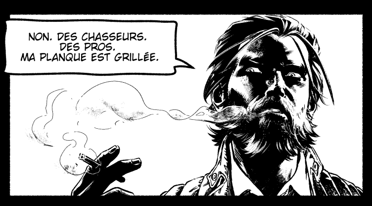 NON. DES CHASSEURS. DES PROS. MA PLANQUE EST