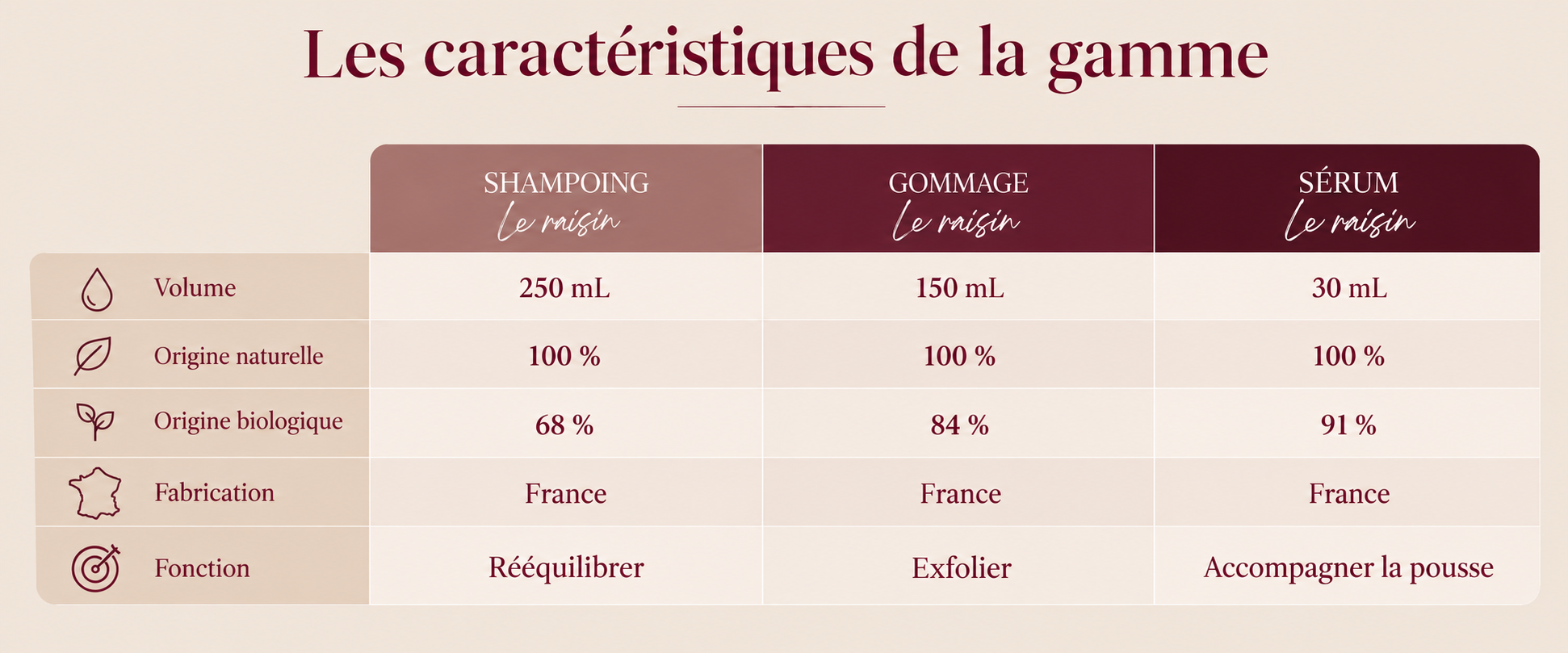 Rajjsin Le Raisin : la nouvelle gamme capillaire naturelle de DHENRY