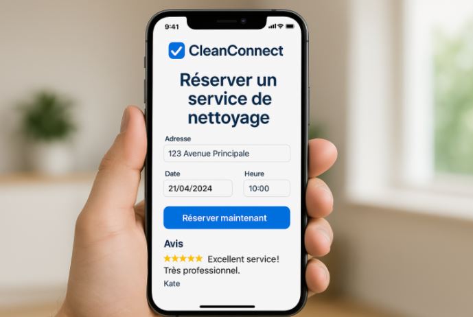 CleanConnect Revolution Services de Nettoyage à la Demande