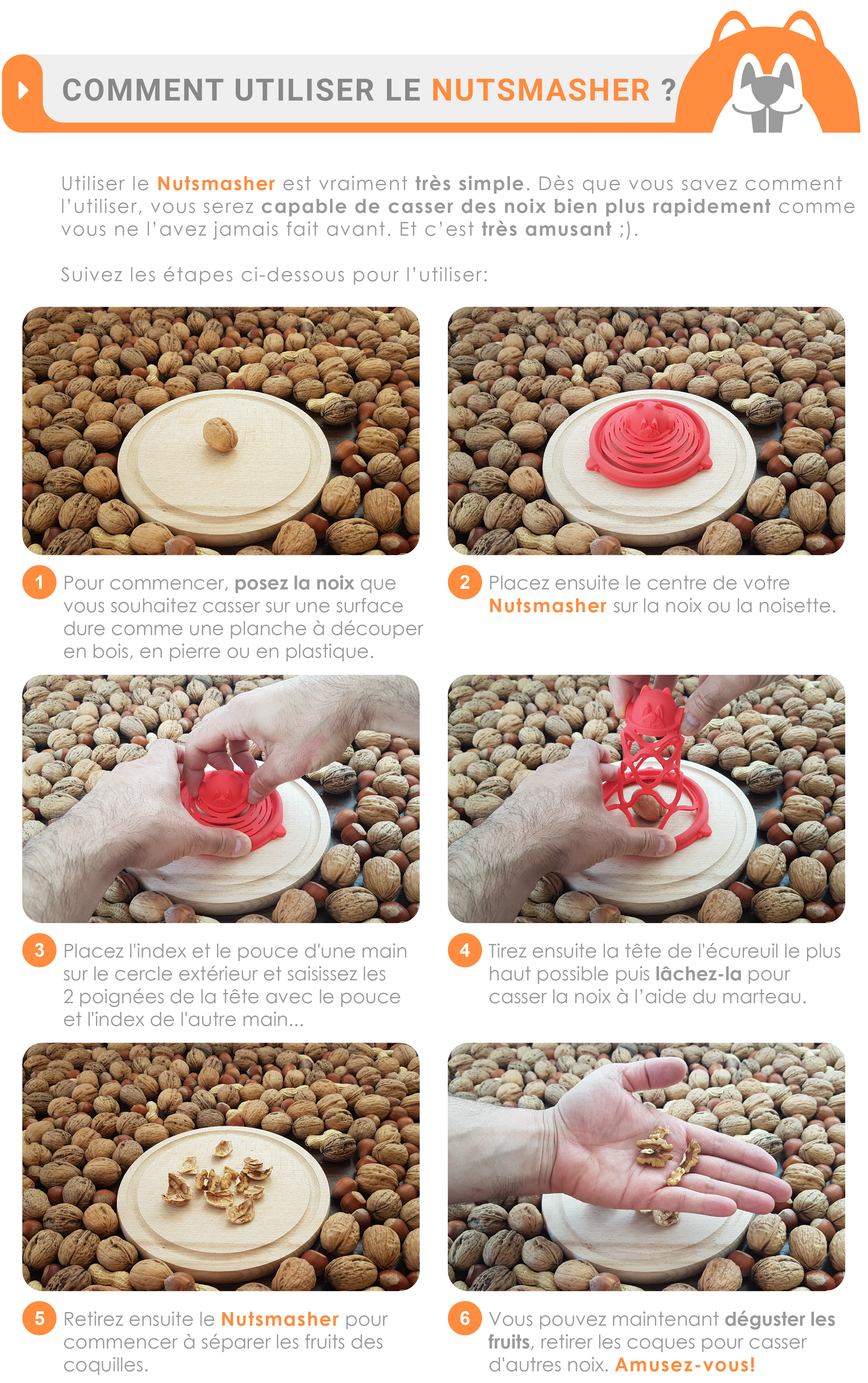 Casse-noix En Acier Inoxydable Portable Sans Effort Pour La Plupart Des Types De Noix, Noix De Macadamia, Noisettes, Amandes, Noisettes