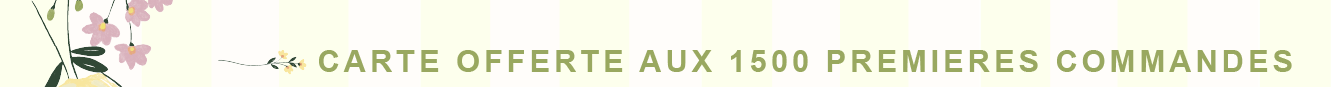 CARTE OFFERTE AUX 1500 PREMIERES COMMANDES