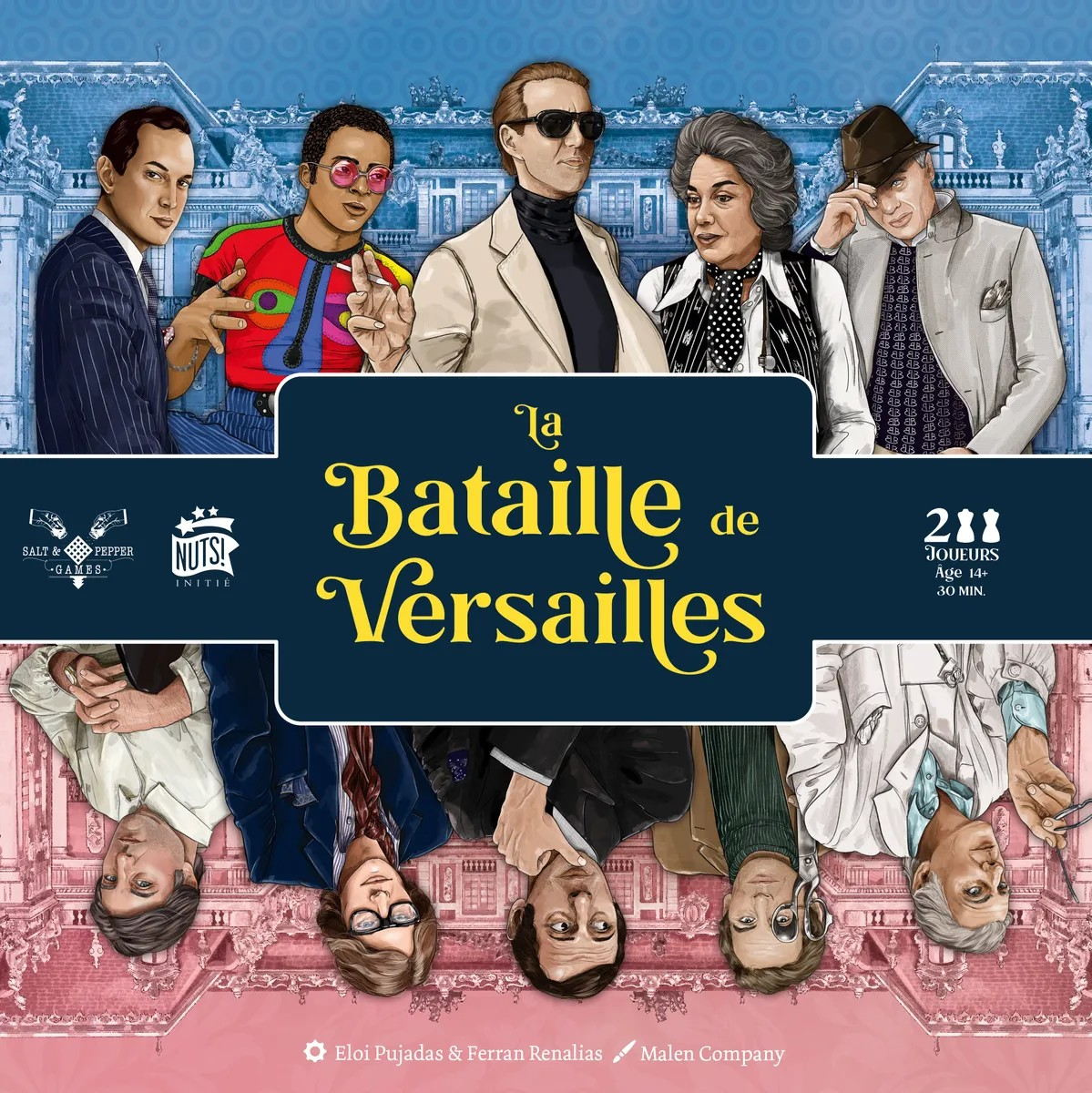 La Bataille de SALT & PEPPER NUTS! JOUEURS GAMES Age 14+ Versailles 30 MIN. Eloi Pujadas & Ferran Renalias Malen Company