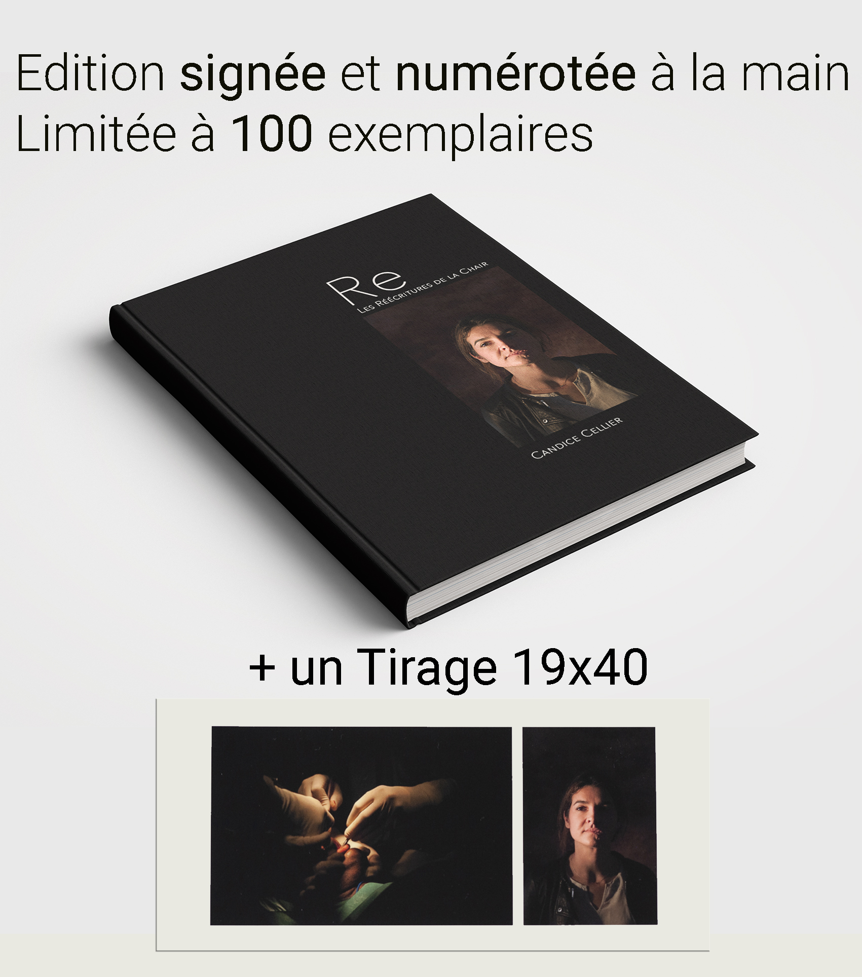 PACK EXCLUSIF : Livre numéroté et signé + un tirage 19x40