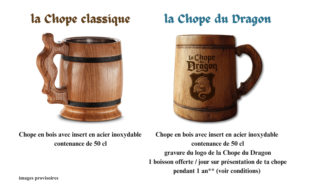 Boisson Insert DERNIERE CHANCE : Bar médiéval-fantaisie à Rennes - Ulule