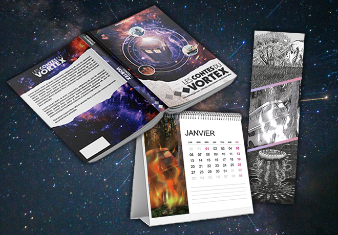 Poche + Marque-Page + Calendrier