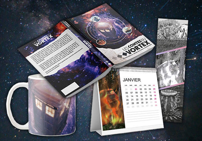 Poche + Marque-Page + Calendrier + Tasse
