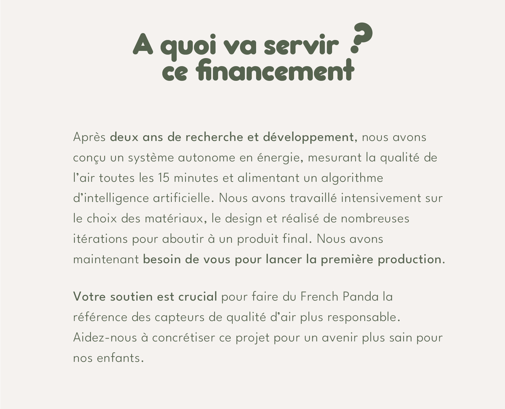French Panda, 100% autonome, 100% mignon, made in France ! - Ulule