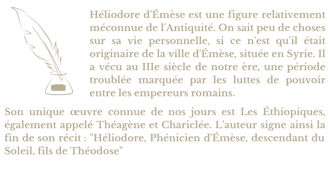 Les Éthiopiques - Les amours de Théagène et Chariclée - Ulule