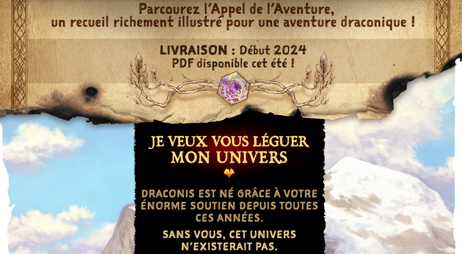 Jeu De Rôle Draconis : L'appel De L'aventure (Édition Standard) FR, Agate