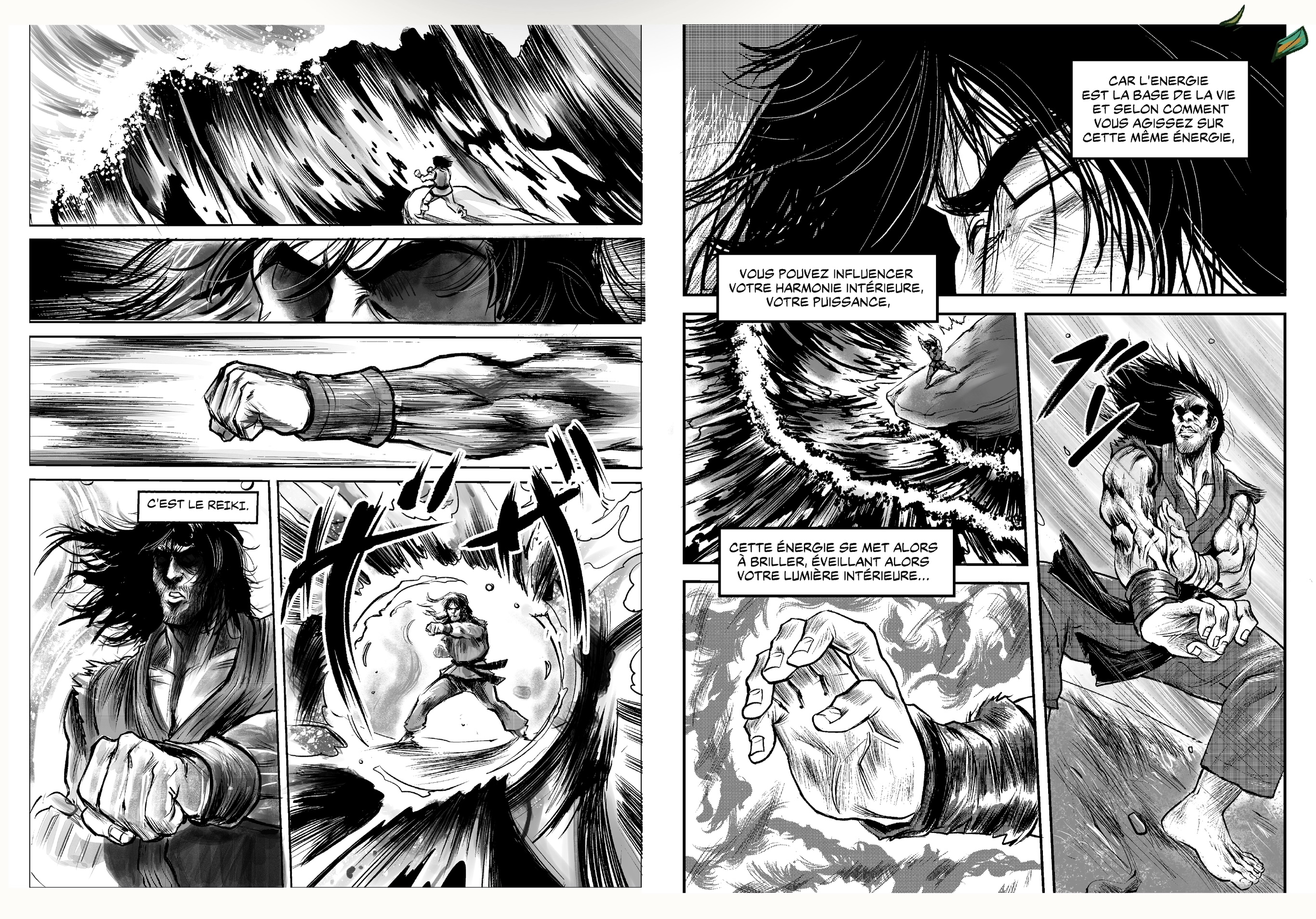 REIKI DEN : Le Manga frappe, l'énergie vibre !🌀