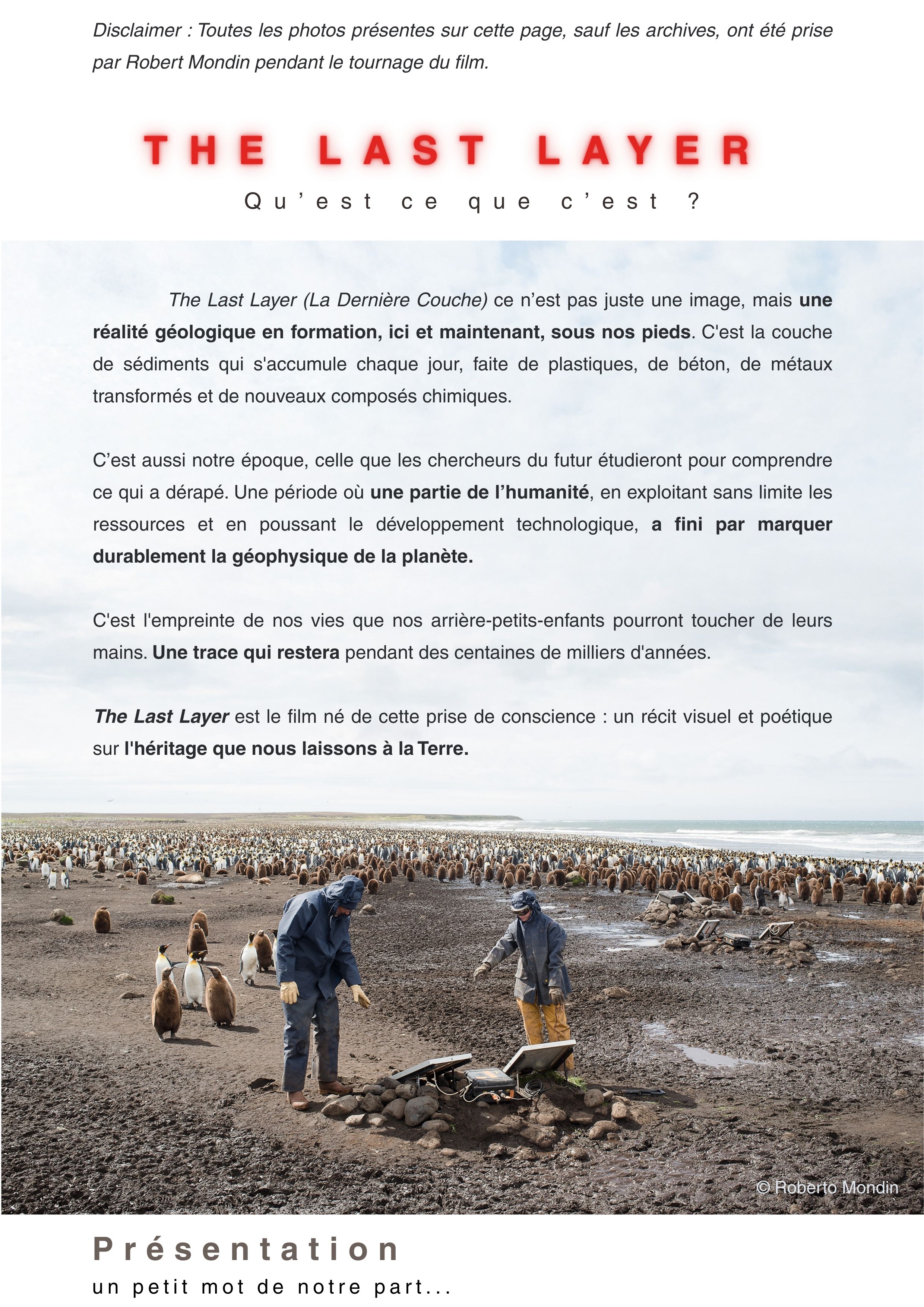 THE LAST LAYER - Ulule