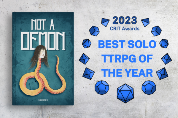 NOT A 2023 CRIT Awards BEST SOLO TTRPG OF THE YEAR