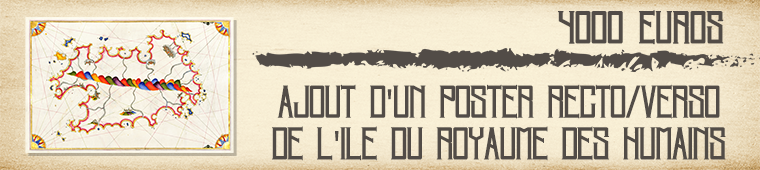 4000 EUROS AJOUT POSTER RECTO/VERSO DE L'ILE HUMAINS