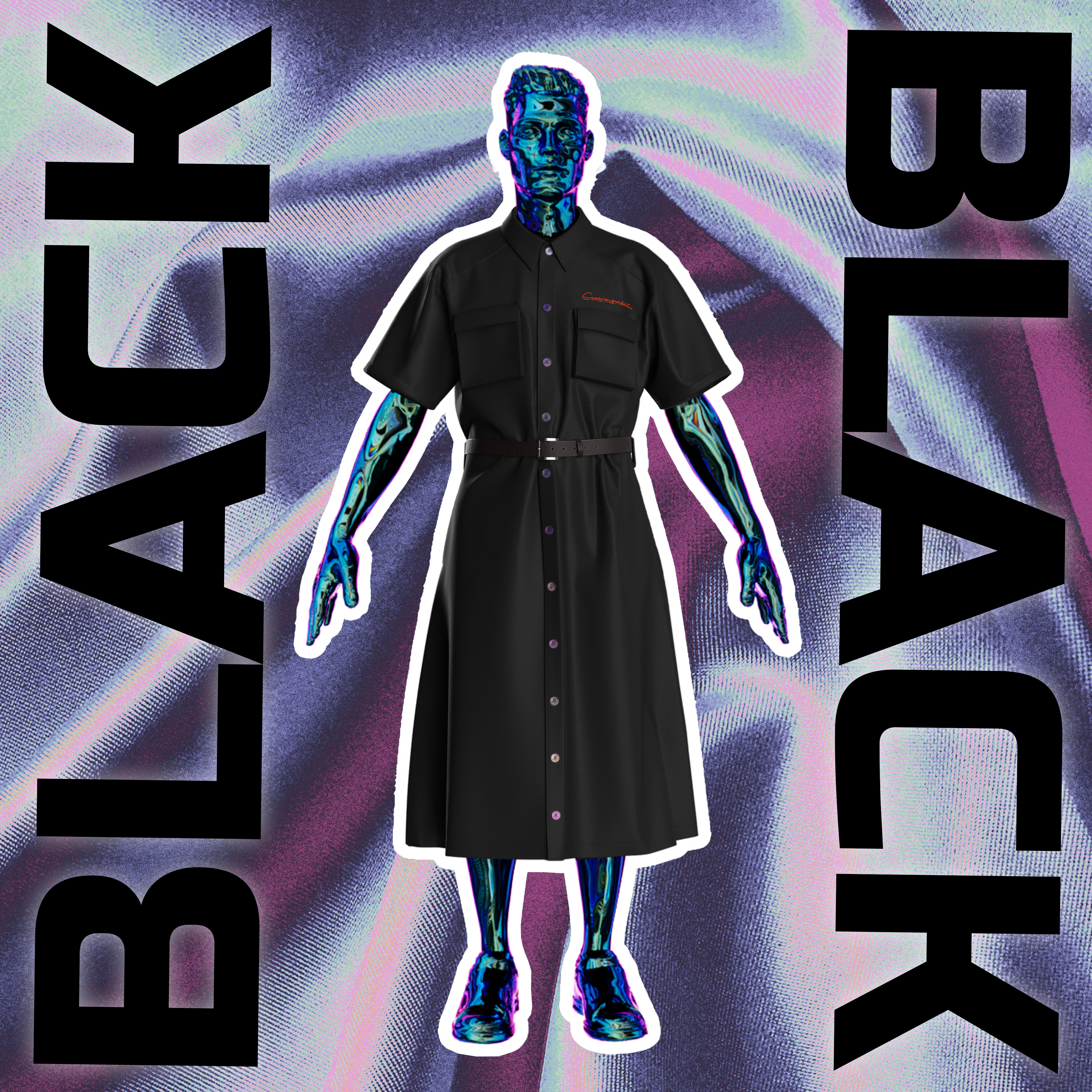 Robe au design réfléchi